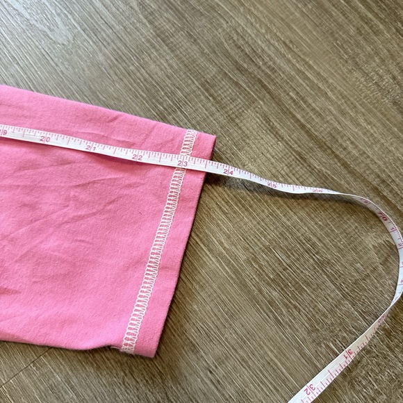 Denim & Company Cotton Pink Pajama Top With Snap Button Collared Size XL - Picture 10 of 11